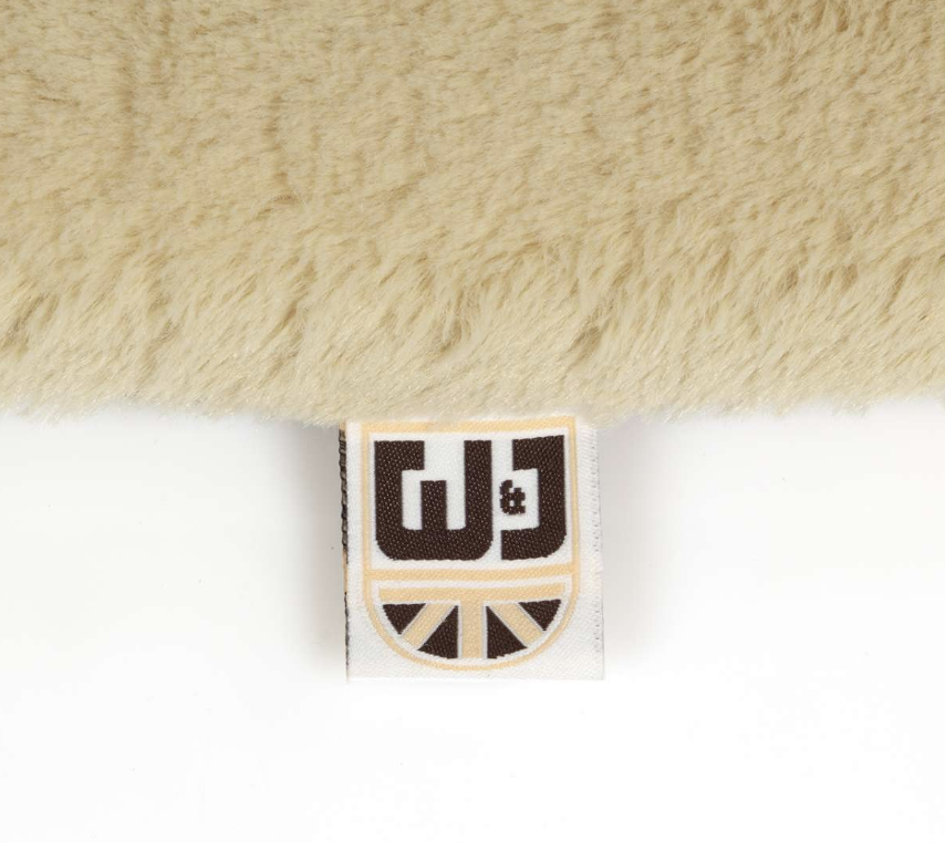 Wallace & Jones Plüsch Hunde Wende-Liegedecke 'Leeds' - 90x70 cm