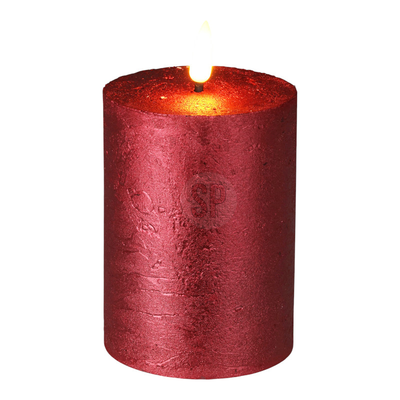 LEDKERZE MIT TIMER 7,5X10 CM