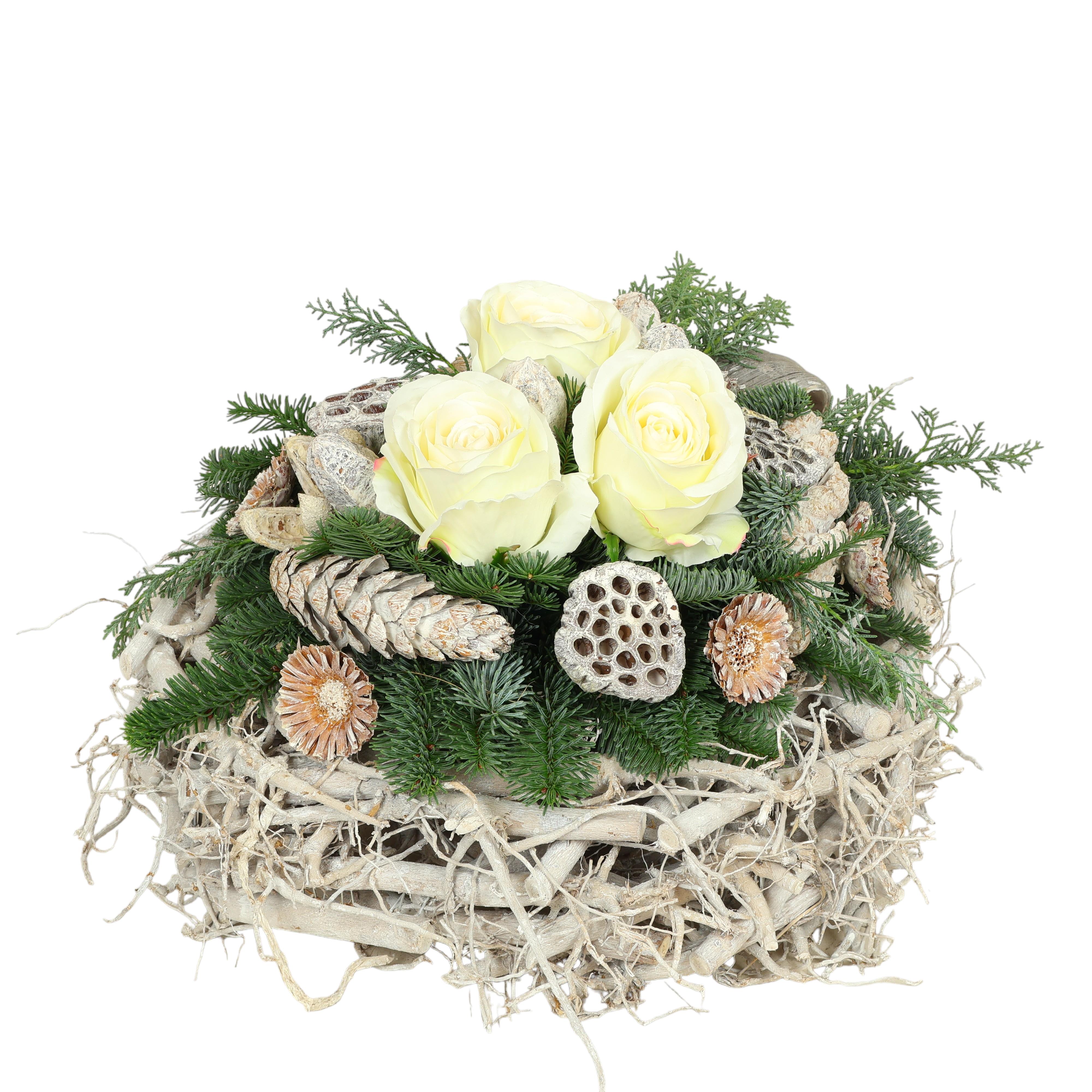 Grab-Gesteck "White"