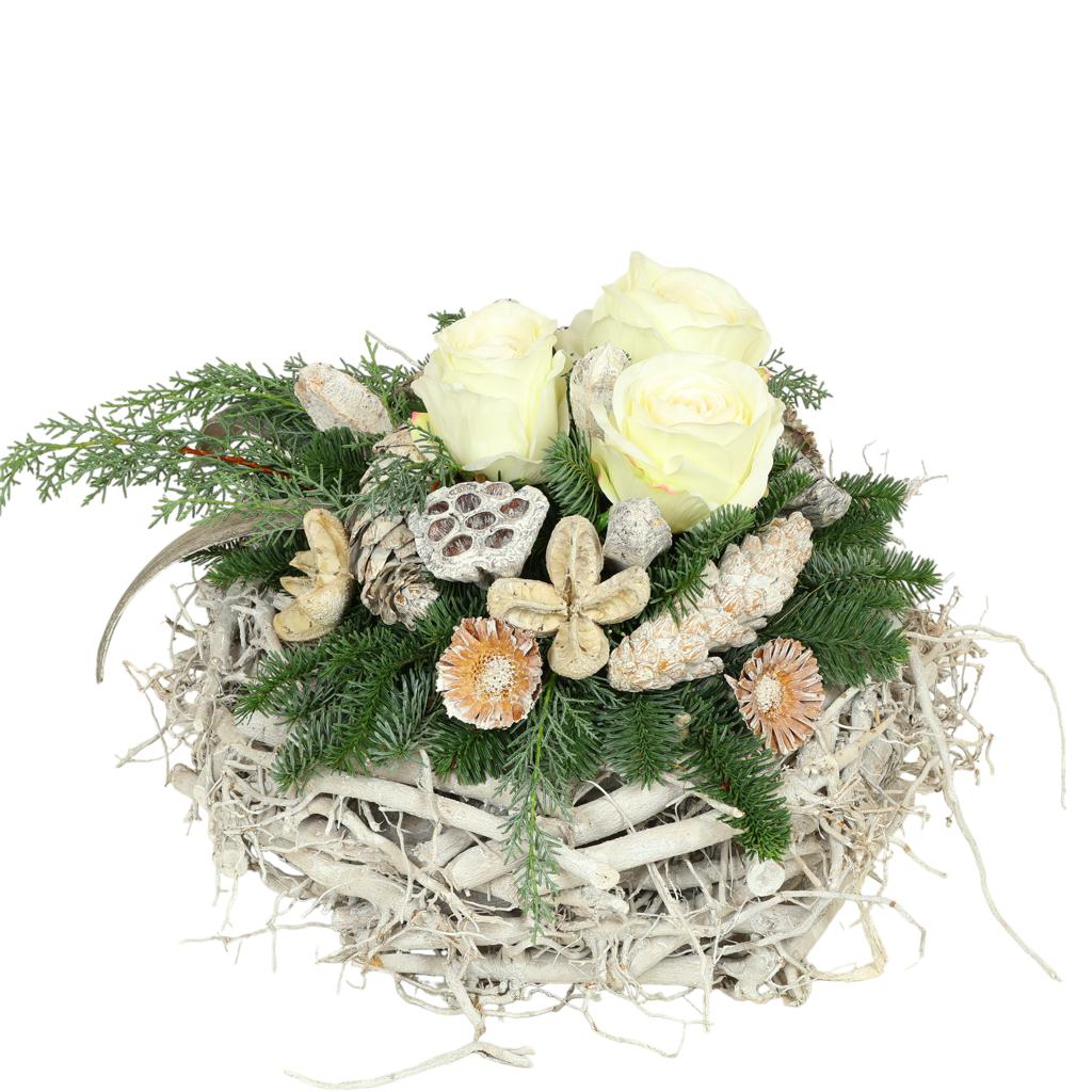 Grab-Gesteck "White"