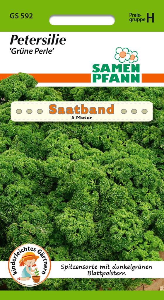 Petersilie Saatband 'Grüne Perle' - Samen Pfann