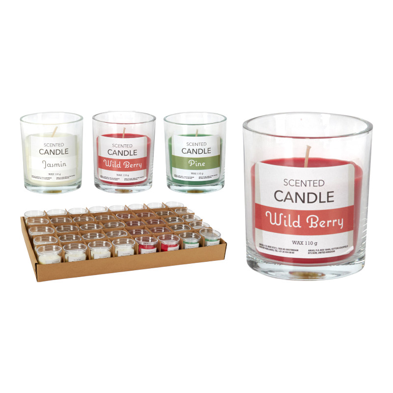 Duftkerzen – 3-fach sortiert, dekorative Kerzen