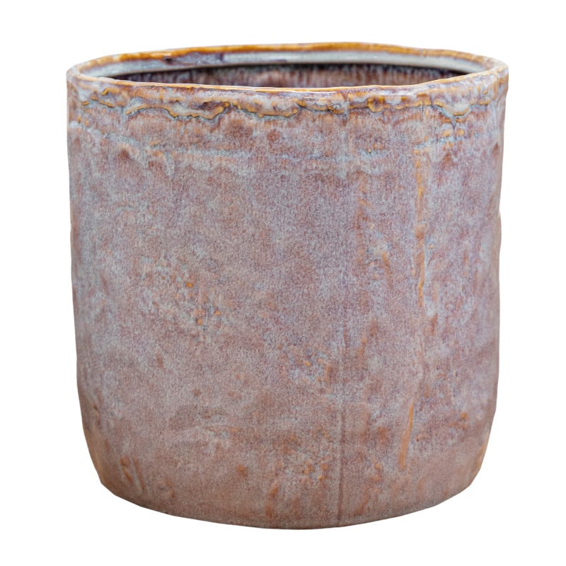 Keramik-Topf "Village" pearl D14,5H14cm