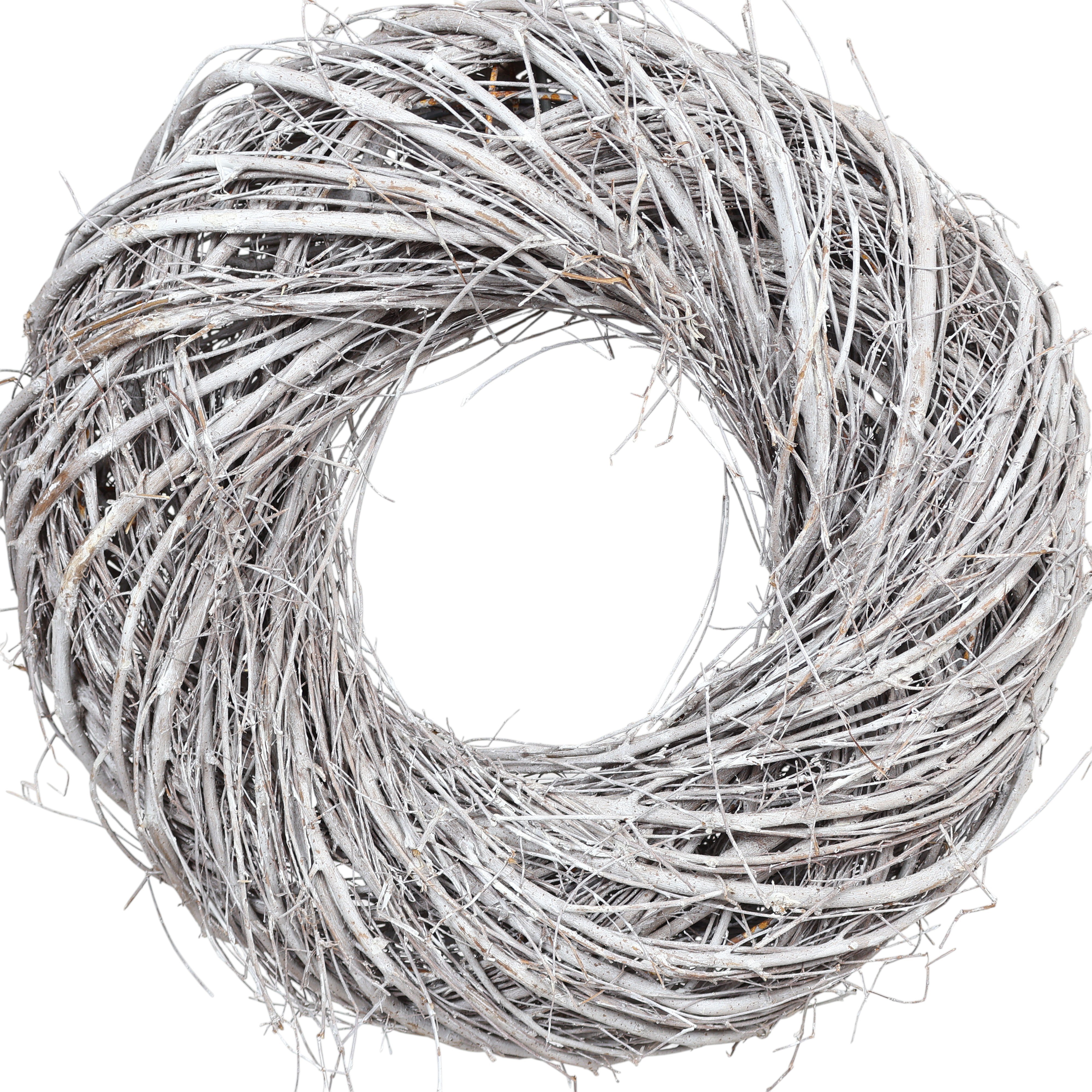 Deko-Kranz Ø40 × H11 cm – Naturkranz in Whitewash