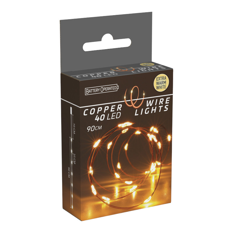 KUPFERDRAHT 10LED EXTRA WW