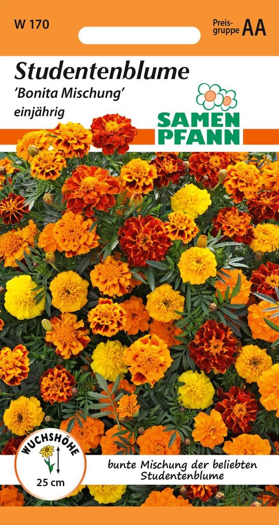 Studentenblumen Samen 'Bonita Mischung' - Samen Pfann